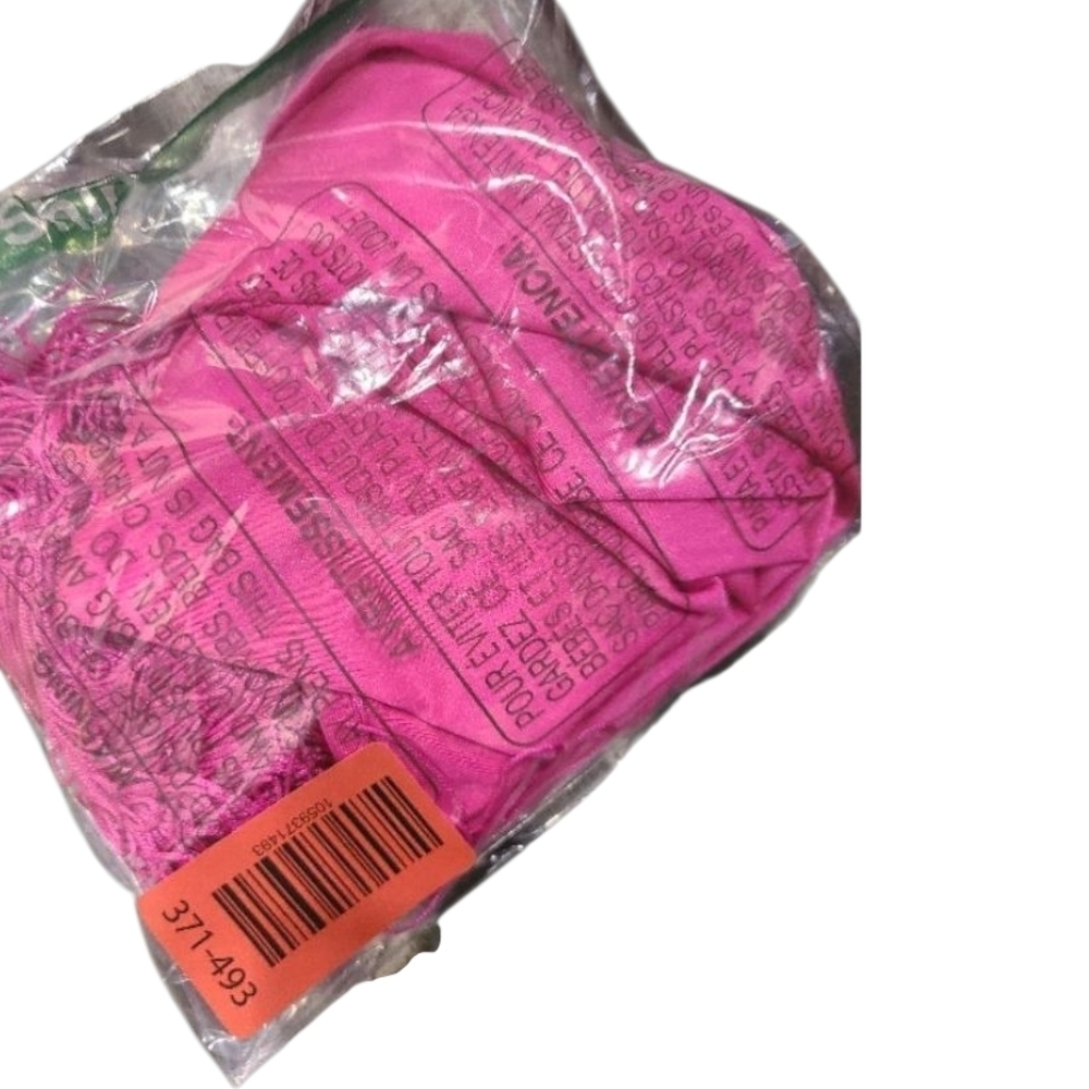 WDIRARA - Large (0XL) Vibrant Pink Fringe Halter Top Bodysuit - Picture 4 of 8